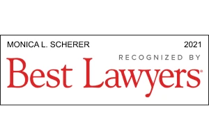 Monica L. Scherer award badge