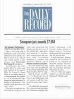 “Sonogram Jury Awards $7.6M,” The Daily Record